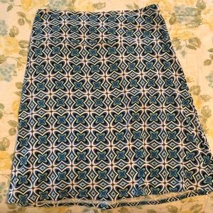 Size S WindiRiver multicolor bodycon skirt